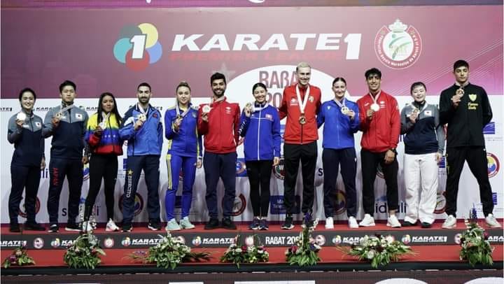 Grand Winners impress and win gold medals in Karate 1 Premier League Rabat